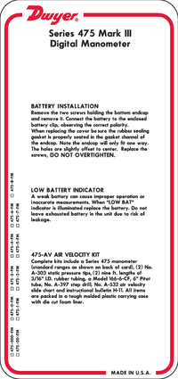 Thumbnail of document Manual - 475-1T-FM-AV Air Velocity Kit
